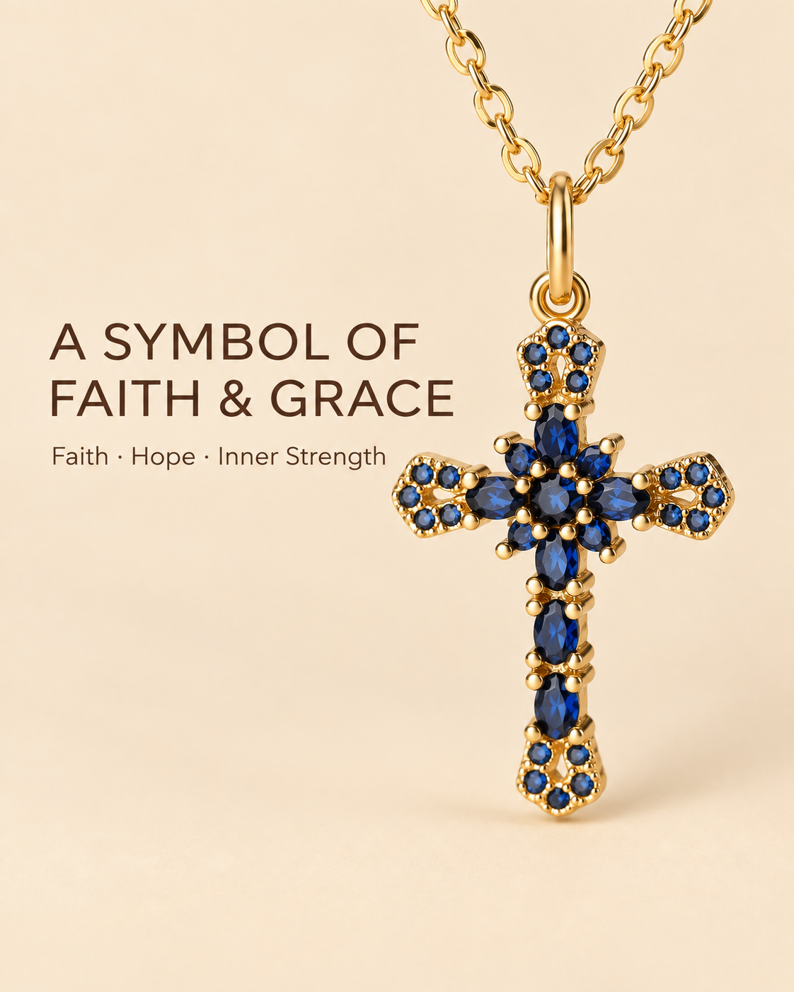 Divine Grace Cross Necklace
