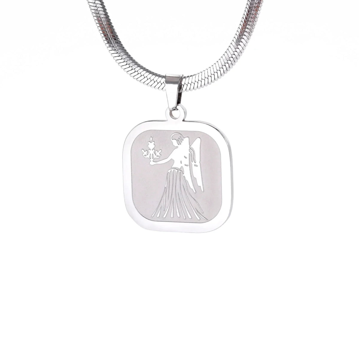 Celestial Zodiac Necklace – Virgo, Silver